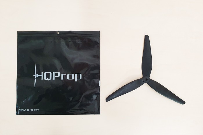 Пропелер HQProp MacroQuad 9x4x3R армований нейлон CW (Black)