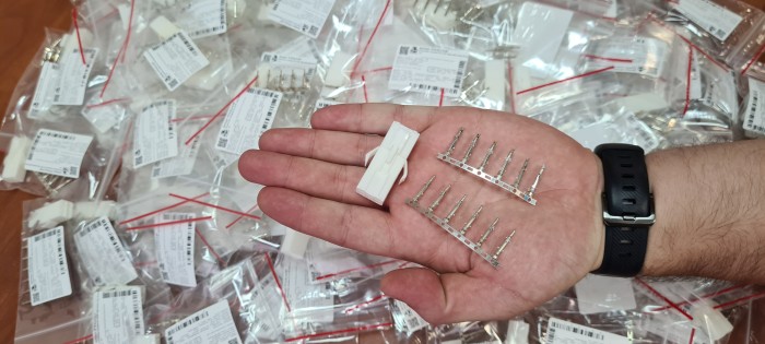Конектори силові EL4.5-6P пара мама+тато (6 pin)