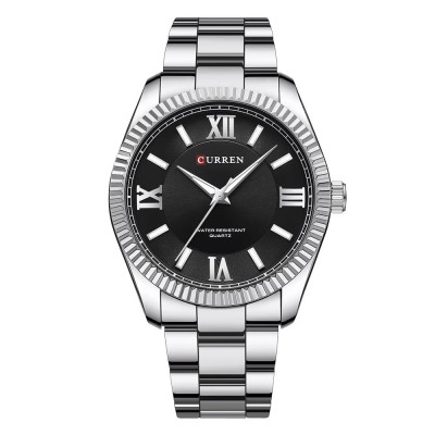 Curren 8453 Silver-Black