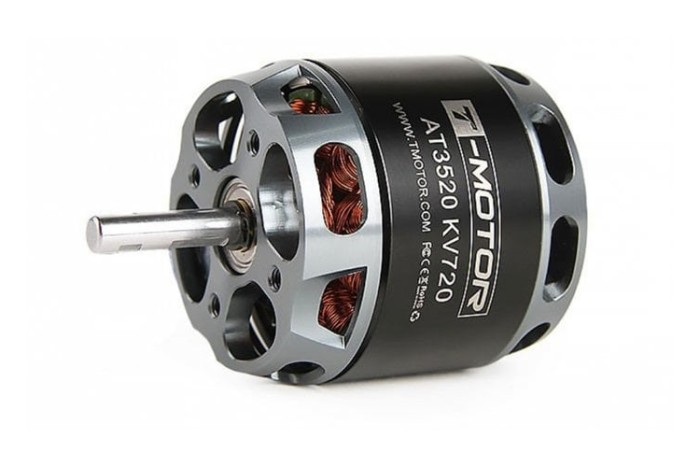 Мотор T-Motor AT3520 KV720 1300W 70A 4-5S для літаків