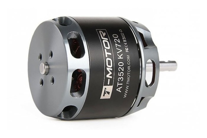 Мотор T-Motor AT3520 KV720 1300W 70A 4-5S для літаків