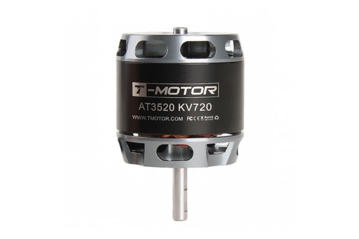 Мотор T-Motor AT3520 KV720 1300W 70A 4-5S для літаків