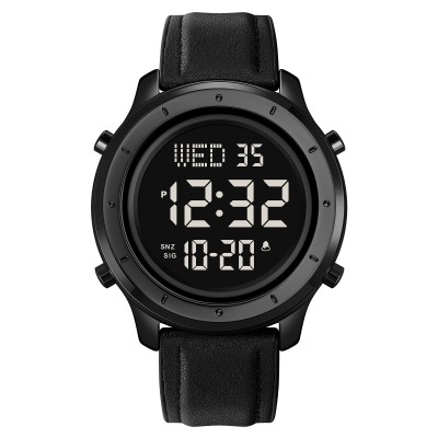 Skmei 1864LBKBK Black-Black Leather SALE