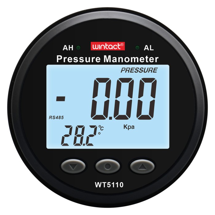 Цифровий диференціальний манометр, інтерфейс RS485, ±50 кПа WINTACT WT5110-50KPA