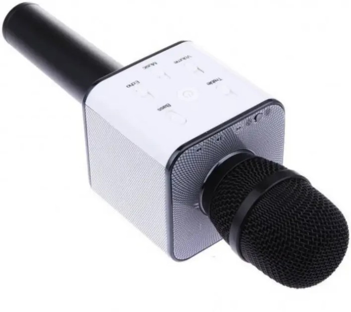 Детский беспроводной микрофон караоке Q7 USB c функцией смены голоса без чехла