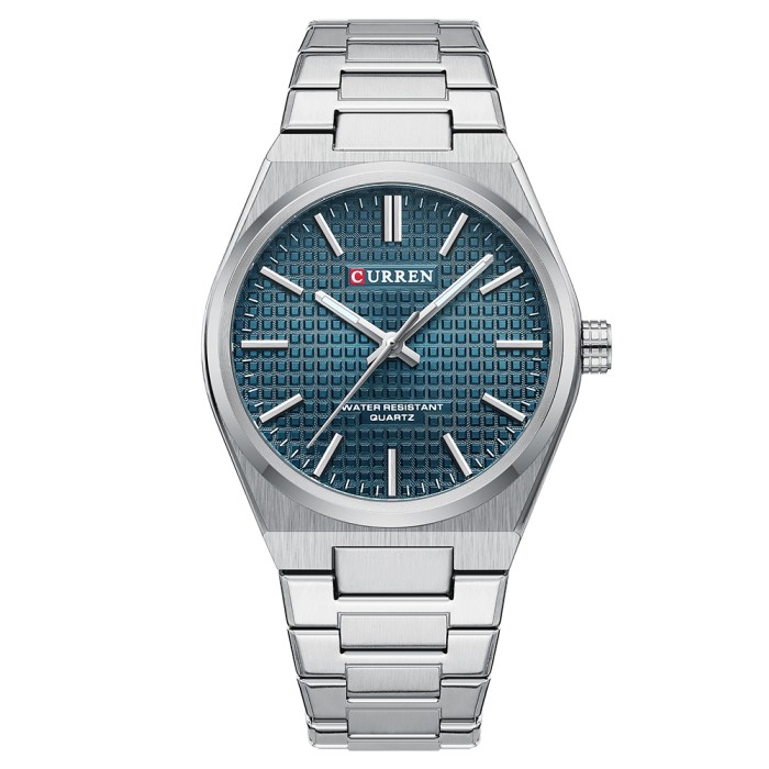 Curren 8439 Silver-Blue