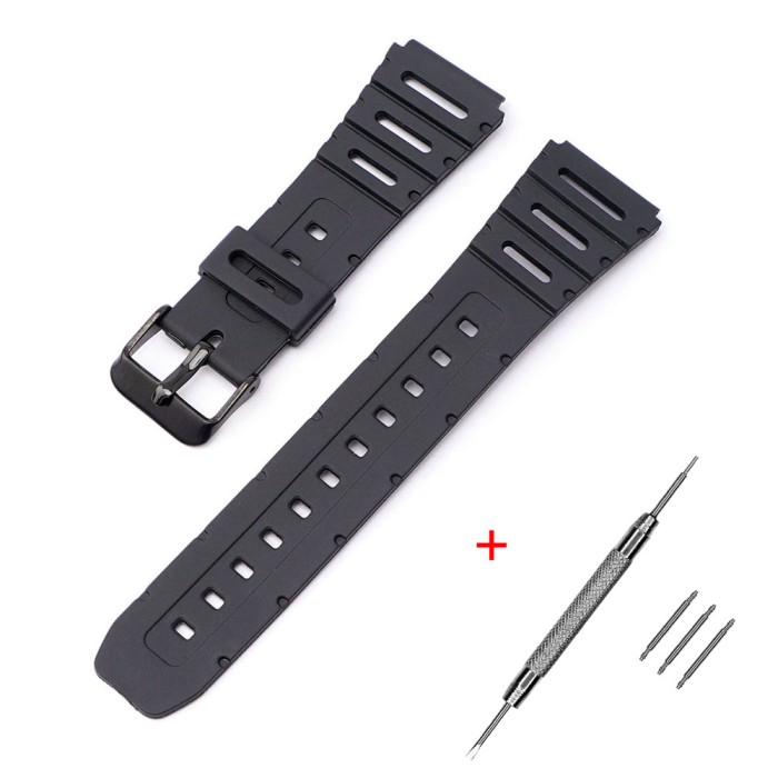 Ремінець для Casio F91W 18mm Black BK