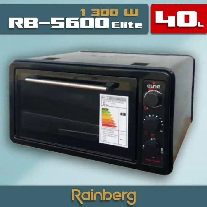 УЦЕНКА! Электрическая Печь Elite RB-5600 1300 Вт на 40 литров (Плохая упаковка, нет ручки 2708)