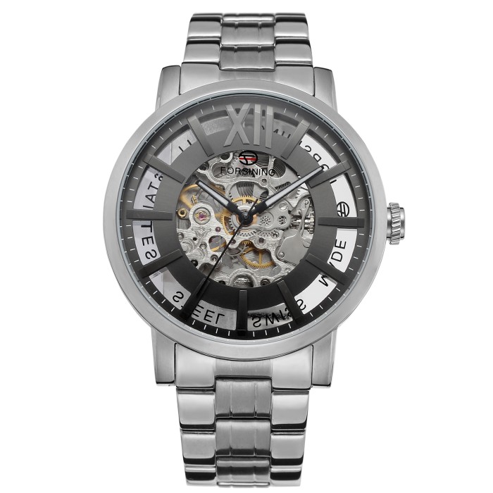 Forsining 9412 Silver-Black