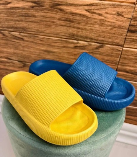Женские Тапки Шлепанцы Shoozy ,СИНИЕ, РОЗОВЫЕ, ОРАНЖЕВЫЕ