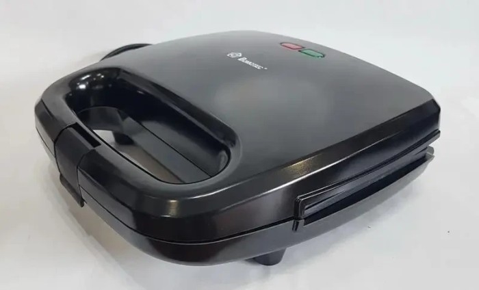 Электрическая сэндвичница DOMOTEC 7777MS-BIG Бутербродница с антипригарным покрытием и термостатом 750Вт