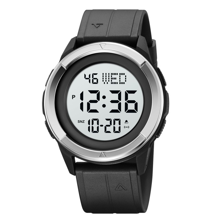 Skmei 2047BKWT Black-Silver