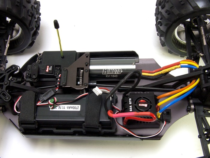 Радіокерована модель Монстр 1:8 Himoto Raider MegaE8MTL Brushless (червоний)