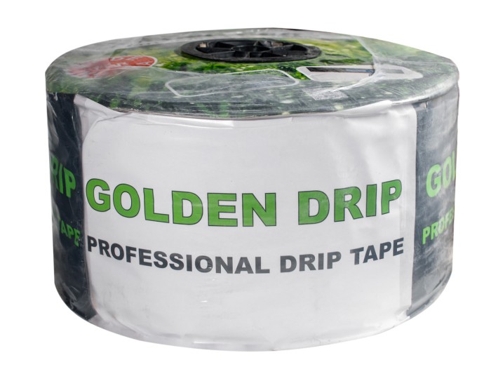 Крапельна стрічка 8 mil крок 15 см бухта 1000 метрів емітерна GOLDEN DRIP