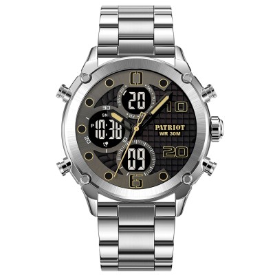 Patriot 017SSIBK Silver-Black Steel