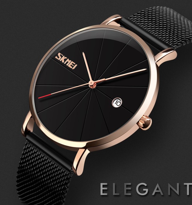 Skmei 9183RGBK Black-Rose Gold SALE