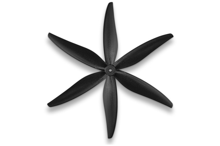 Пропелери GemFan 8040-3 армований полікарбонат 1CCW+1CW (чорний)