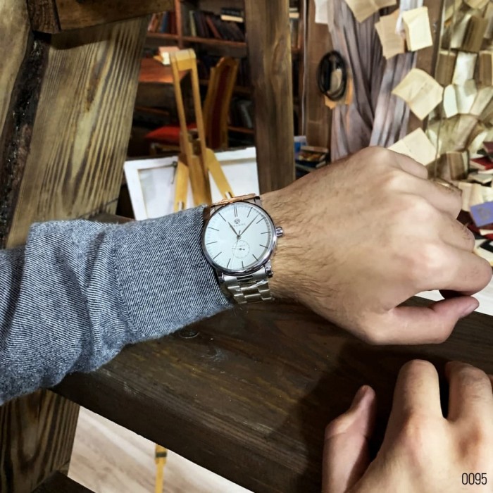 Forsining 8214 Silver-White