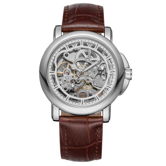 Forsining 8156 Brown-Silver