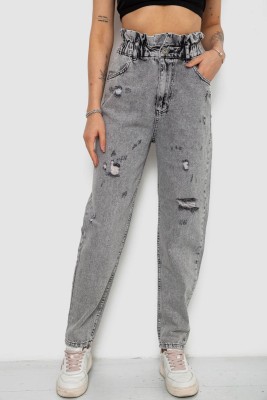 Джинси жіночі Mom-fit, колір сірий, 244R1601S20-LZ