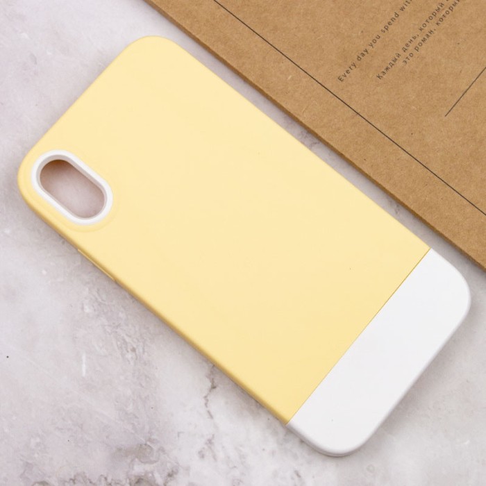 Чохол TPU+PC Bichromatic для Apple iPhone X / XS (5.8") Navy Blue / White