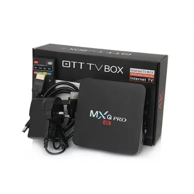 Android TV приставка Smart Box MXQ PRO 1 Gb + 64 Gb Professional медиаплеер смарт мини приставка PRK