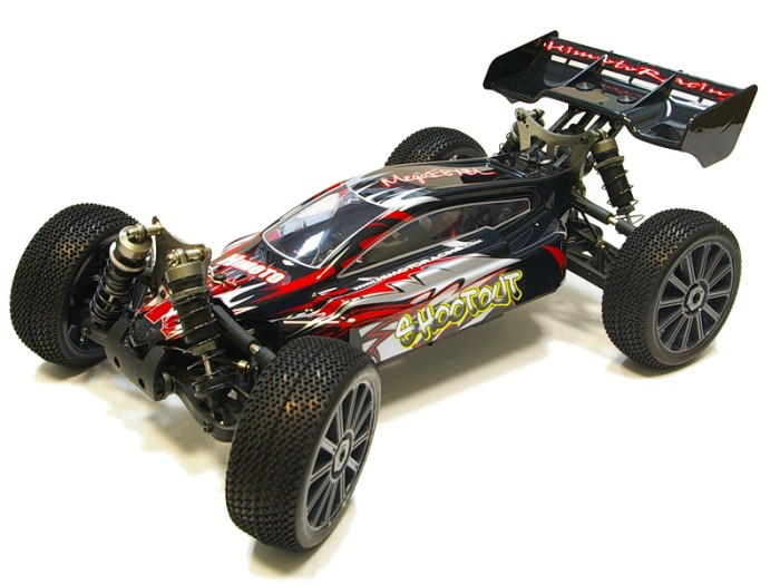 Радіокерована модель Баггі 1:8 Himoto Shootout MegaE8XBL Brushless (червоний)