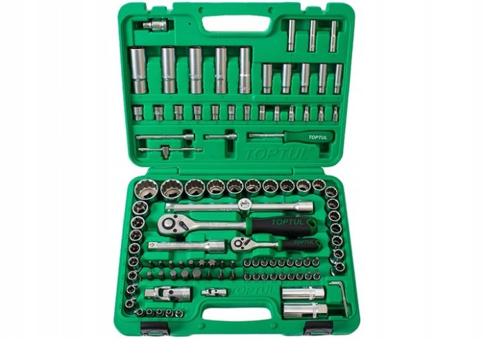 Професійний набір автоинструмента 1/4", 1/2" 108од. (12-гр.) TOPTUL GCAI108R1