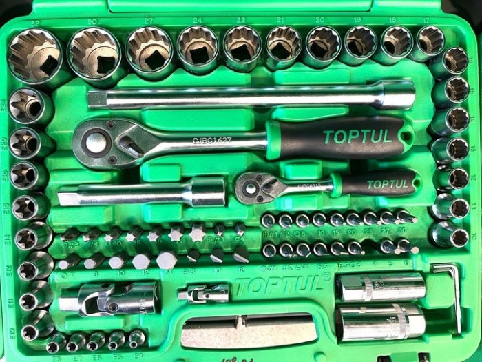 Професійний набір автоинструмента 1/4", 1/2" 108од. (12-гр.) TOPTUL GCAI108R1