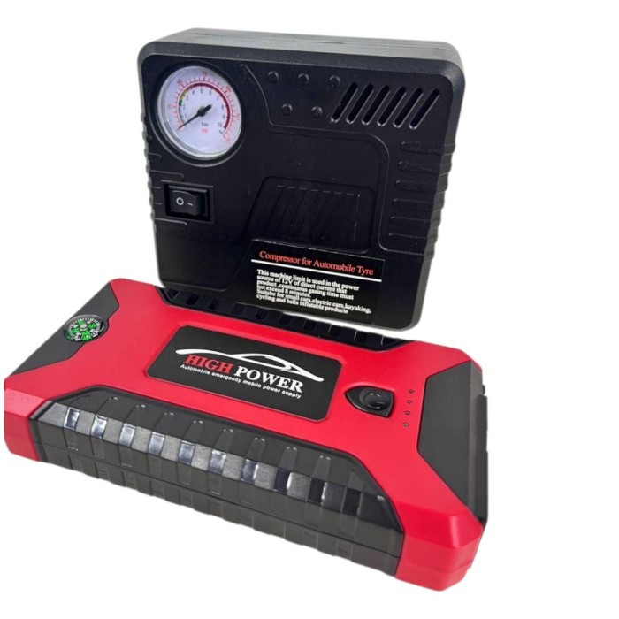 Пускозарядное устройство 300/600A Jump Starter Pump с компрессором 29B 99800 mAh