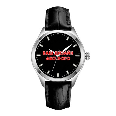 Awarder 035 Ваше лого Silver-Black Leather