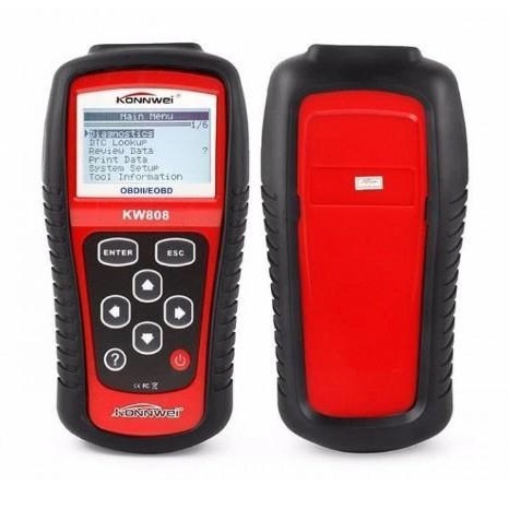 Професійний сканер для авто Konnwei KW808 OBD II/EOBD, Сканер для діагностики, Тестер діагностика