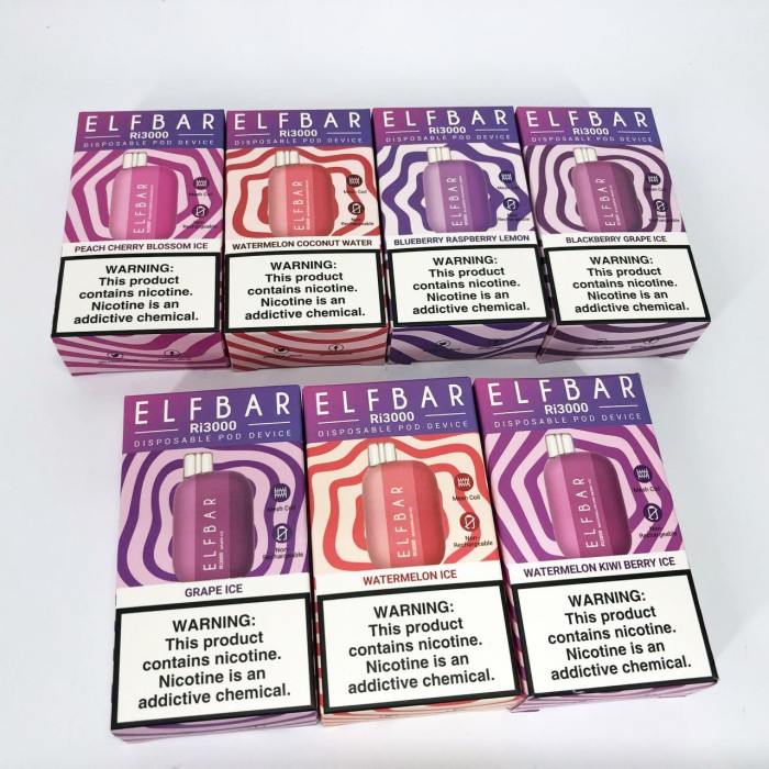Elf Bar RI3000 5%. Кавун (Watermelon Ice)