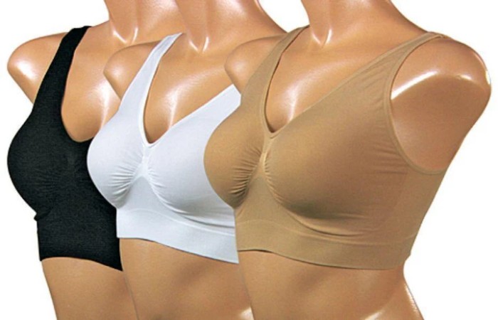 Бесшовный бюстгальтер без косточек Ahh Bra, XL комплект из 3х штук