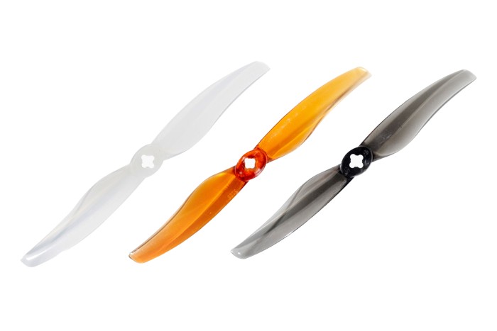 Пропелери GemFan Long Range 5126-2 2мм+M5 полікарбонат 2CCW+2CW (Clear Gray)