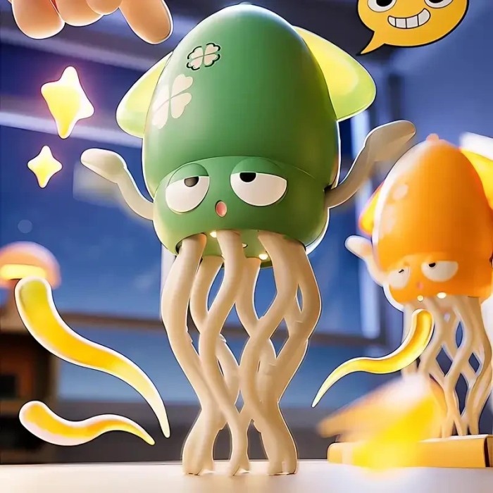 Музыкальный осьминог интерактивная игрушка Tummy Time Octopus Танцующий Осьминог