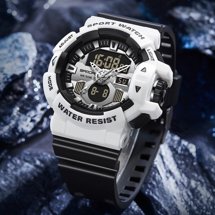 Sanda 3129 White-Black