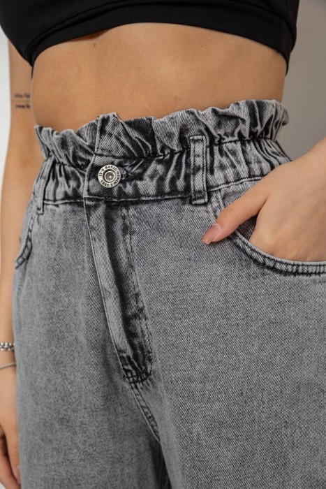 Джинси жіночі Mom-fit, колір сірий, 244R1573S20-LZ