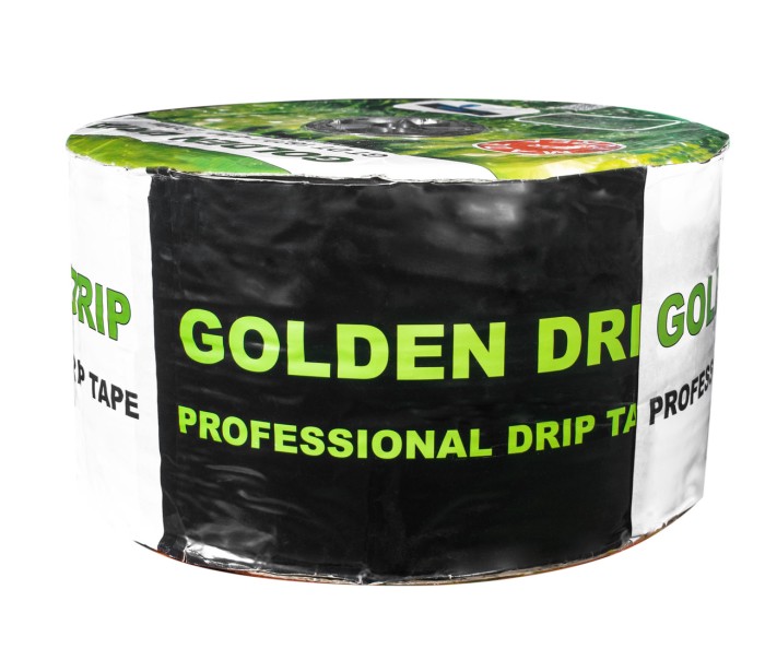 Стрічка Крапельна 8 mil крок 30 см бухта 2000 метрів емітерна GOLDEN DRIP