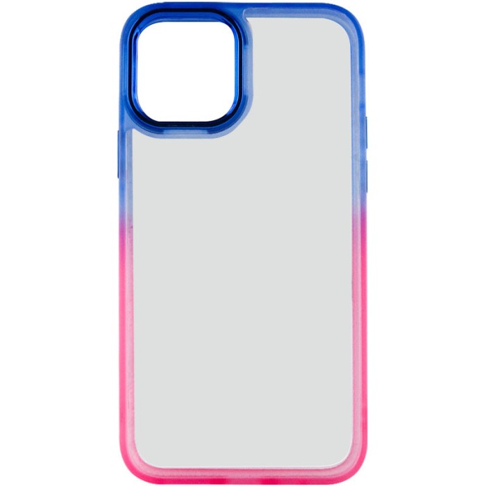 Чохол TPU+PC Fresh sip series для Apple iPhone 12 Pro / 12 (6.1") Салатовий / Рожевий