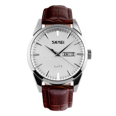 Skmei 9073SIWT-B Silver-White men SALE