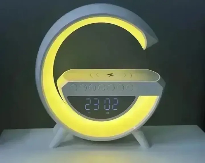 УЦЕНКА! Настольная смарт лампа, ночник BT-3401 RGB Rainbow с Bluetooth колонкой (Плохая упаковка 2865)