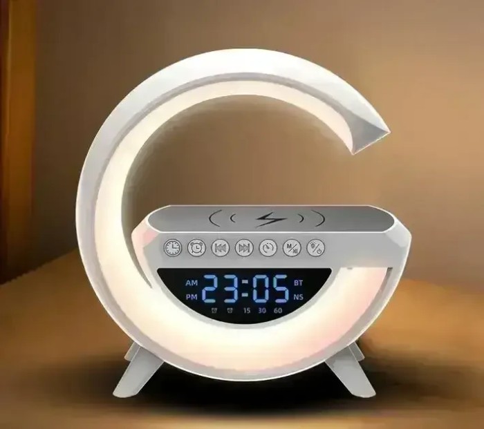 УЦЕНКА! Настольная смарт лампа, ночник BT-3401 RGB Rainbow с Bluetooth колонкой (Плохая упаковка 2865)
