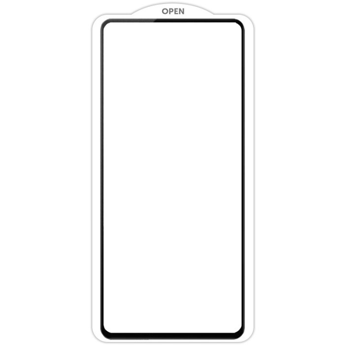 Захисне скло SKLO 5D (тех.пак) для Samsung Galaxy A13 4G / A23 4G Чорний / Біла підкладка