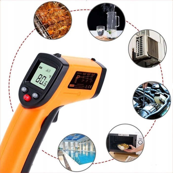 Інфрачервоний термометр (пірометр)  -  50-550 °C BENETECH GM550E