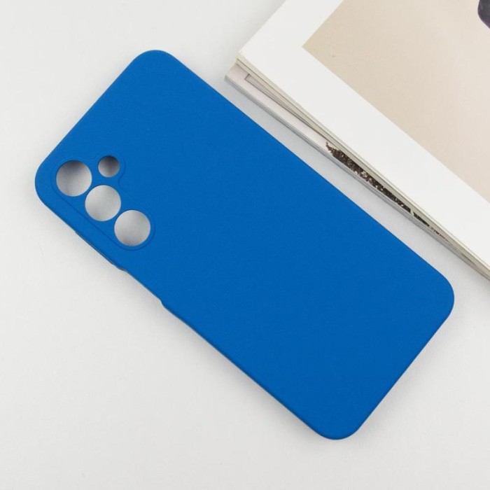 Чохол Silicone Cover Lakshmi Full Camera (AA) для Samsung Galaxy A16 4G/5G Синій / New Blue