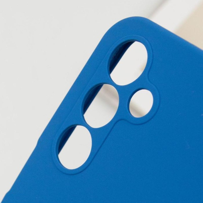 Чохол Silicone Cover Lakshmi Full Camera (AA) для Samsung Galaxy A16 4G/5G Синій / New Blue