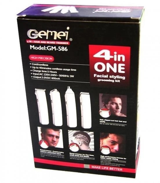 Триммер для бороды и усов Gemei GM-586