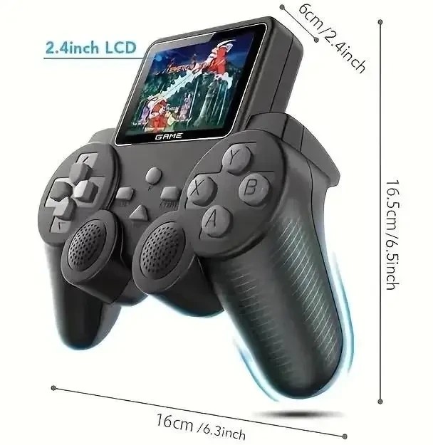 Портативная ретро мини игровая приставка с экраном 2.4 дюйма Gamepad S10 Игровая приставка на 520 игр