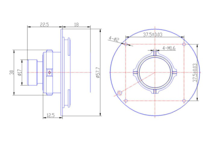 Лінза ADTi 35мм F5.6 APS-C для картографічних камер